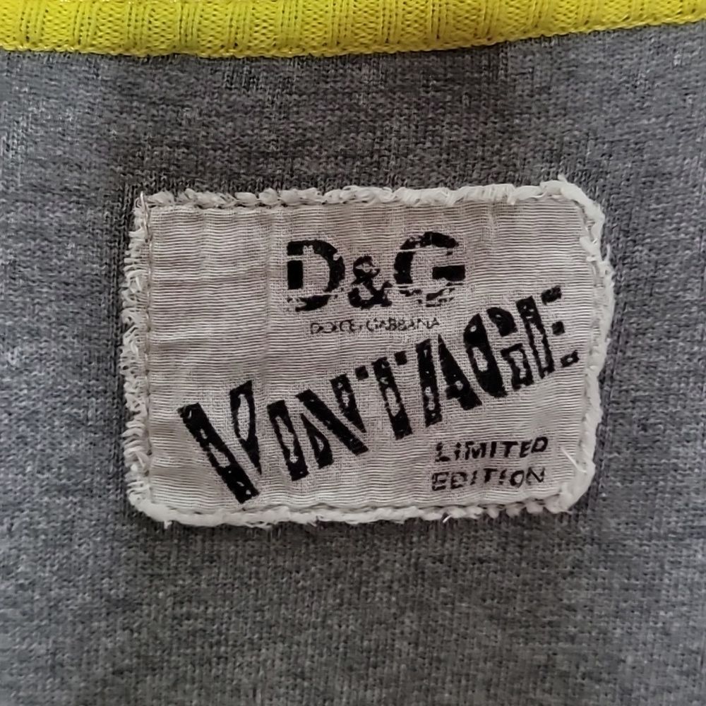 Dolce & Gabbana Vintage Green League Rugby Tournament V Neck Shirt Size Large - Picture 8 of 11